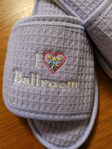 I <3 Ballroom Slippers