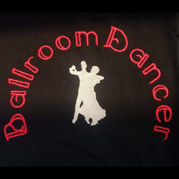 Ballroom Dancer Arc Silhouette - Hand Towel